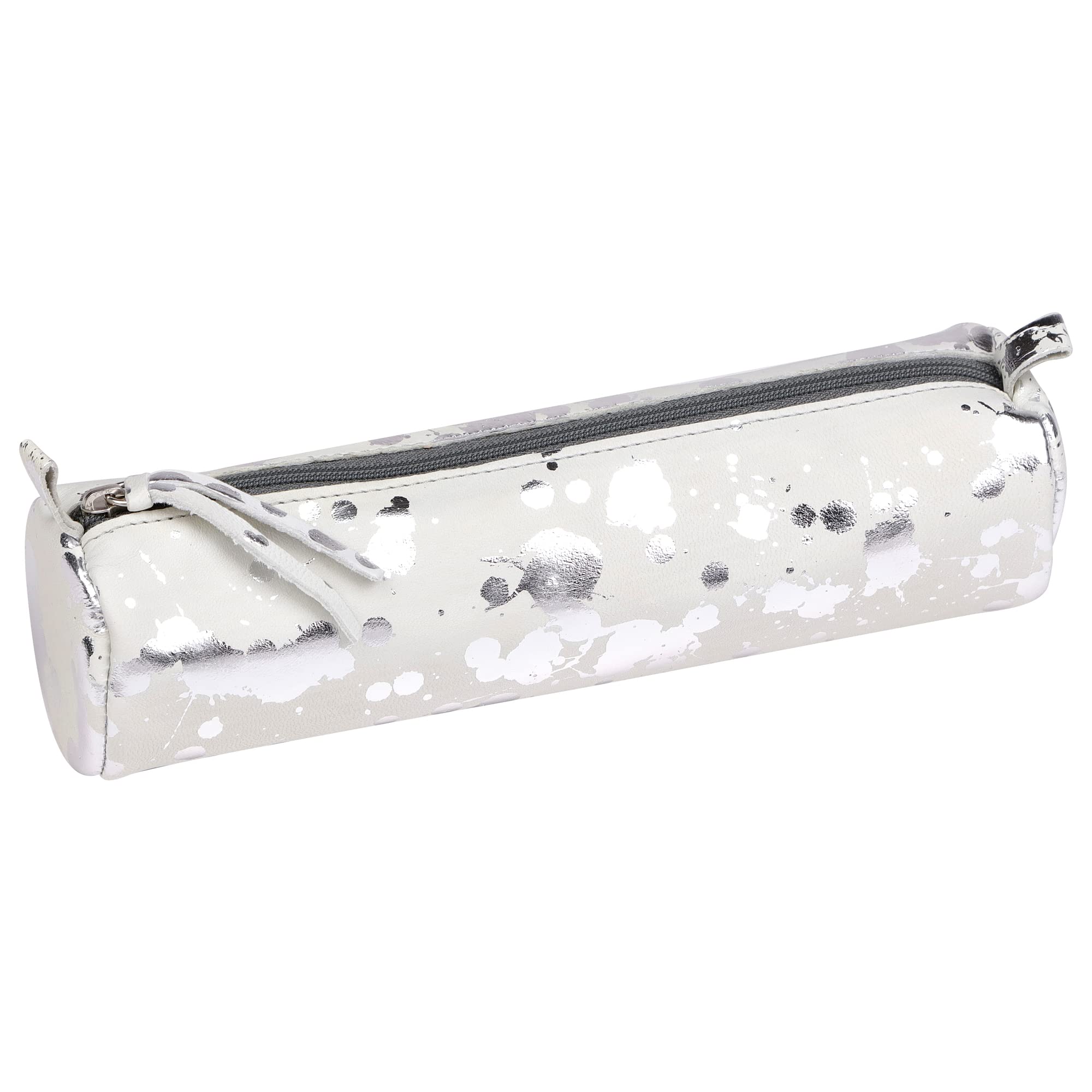 Clairefontaine Cosmicuir Pencil Cases, 22 cm, Silver (Argento)