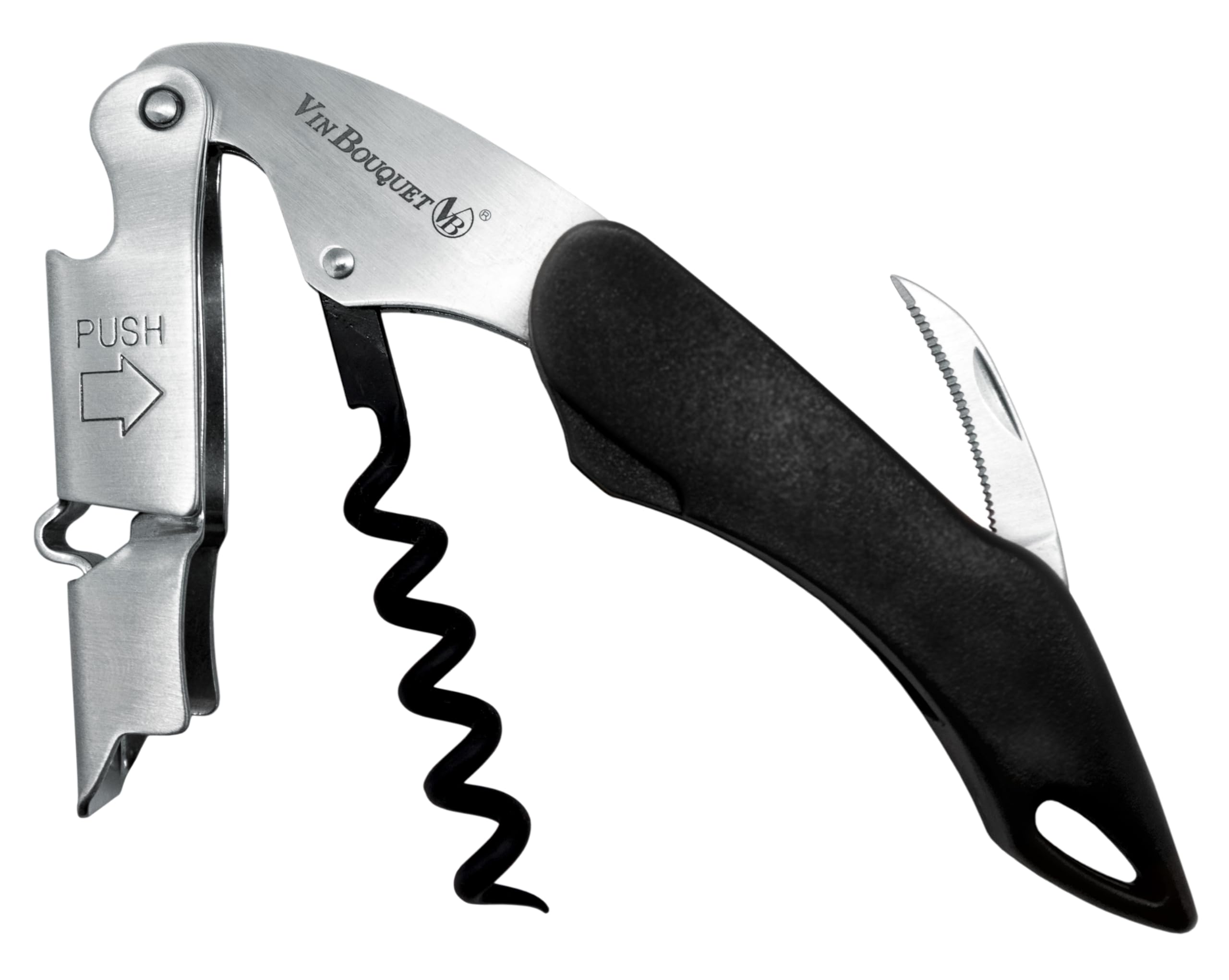 Vin Bouquet VB_FID 083 Colours 2 Lever Corkscrew in CDU, ABS, Stainless Steel