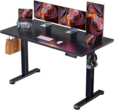 ErGear Electric Standing Desk 140x70cm 4 Memory, 72-118cm, 80kg