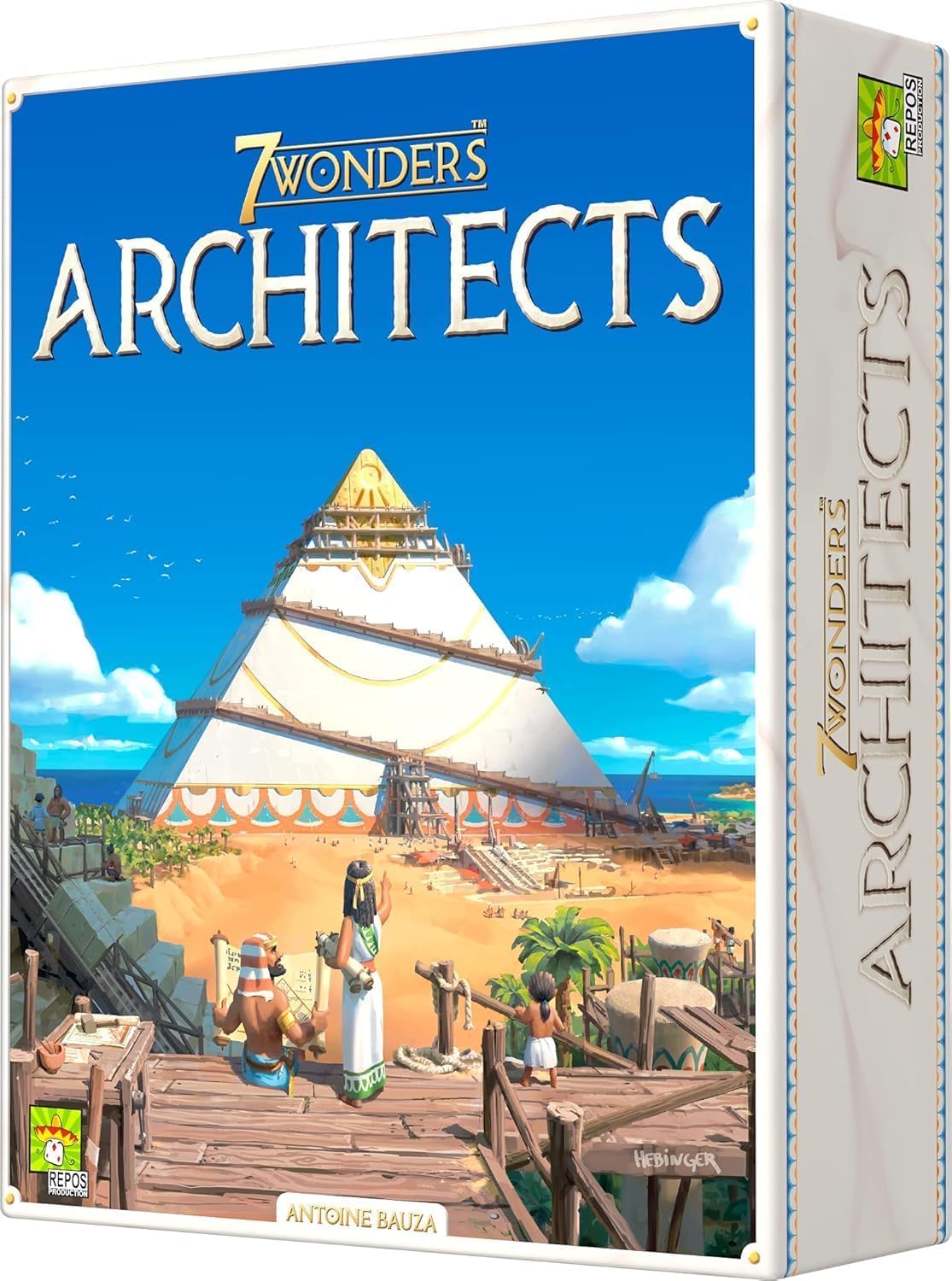 Photo 1 of Asmodee 7 Wonders Architects - Shape History with Your Ingenious Wonders, Civilization Strategy Game for Kids and Adults, Ages 8+, 2-7 Players, 25 Minute Playtime