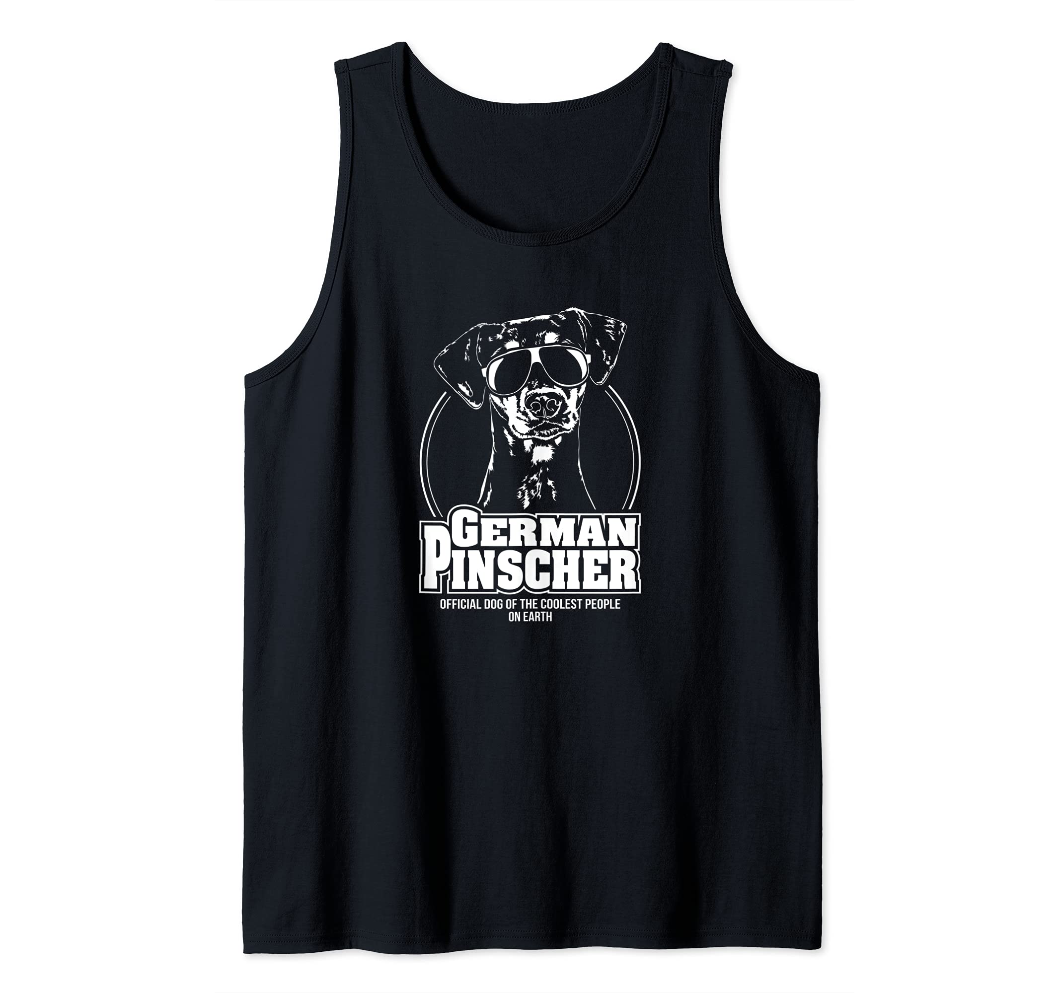 Funny Proud German Pinscher coolest people dog saying dog Tank Top