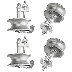 Sliding Gate Rollers, 5" Rear Pipe Track Wheels for