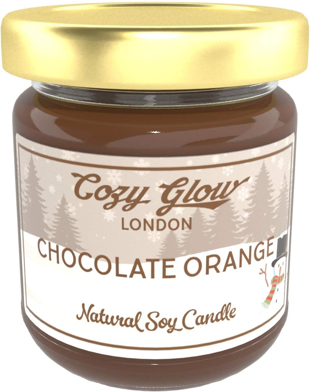 Chocolate Orange Regular Soy Candle 35 Hour Burn Time Eco Friendly by Cozy Glow