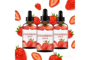 Strawberry Essential Oil (30ml/1Fl Oz) Fruit Skincare Moisturizing Fruity Scent Aromatherapy Humidifier Diffuser,Gift Essenti