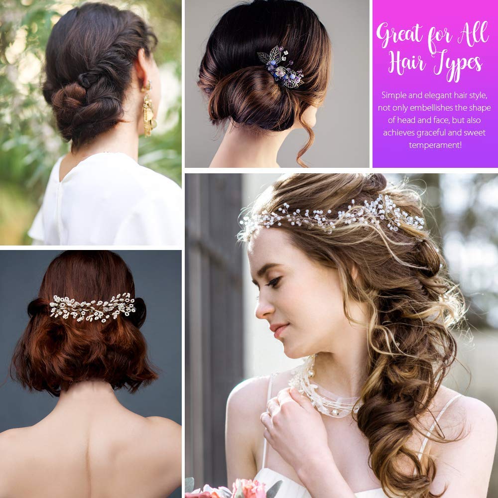 Teenitor 2 Pairs Topsy Hair Tail Tools, Hair Braid Accessories Ponytail Maker, French Braid Tool Loop for Hair Styling, 4pcs, 2 Colors : Beauty