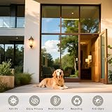 FILMGOO One Way Window Film Black Sliver 90x1000CM Daytime Privacy Non-Adhesive view 4