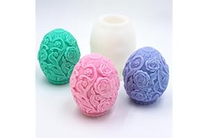 MGLIFEUL Easter Egg Mold Silicone Candle Resin Wax Mold for Candles Making Molds Silicone Shapes Soy Wax Moldes para Velas De Silicona para Velas