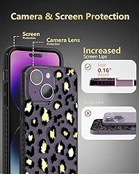 SCORPIFY for iPhone 15 Plus Case with Gold Leopard