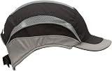 3M First Base 3 Bump Cap Elite Black Grey 55 mm Reduced Peak EN812 A1 view 4