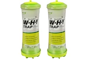 RESCUE! WHY Trap for Wasps, Hornets, & Yellowjackets – Hanging Outdoor Trap - 2 Traps