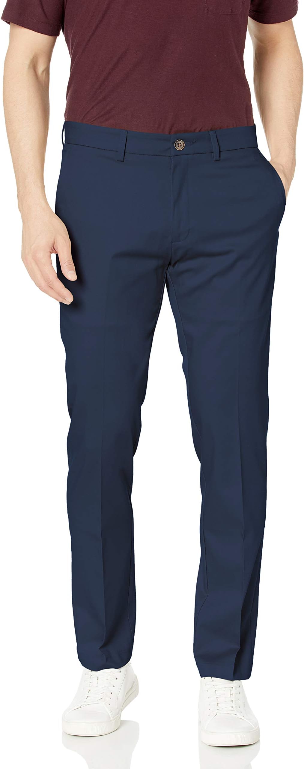 haggar premium no iron khaki slim fit