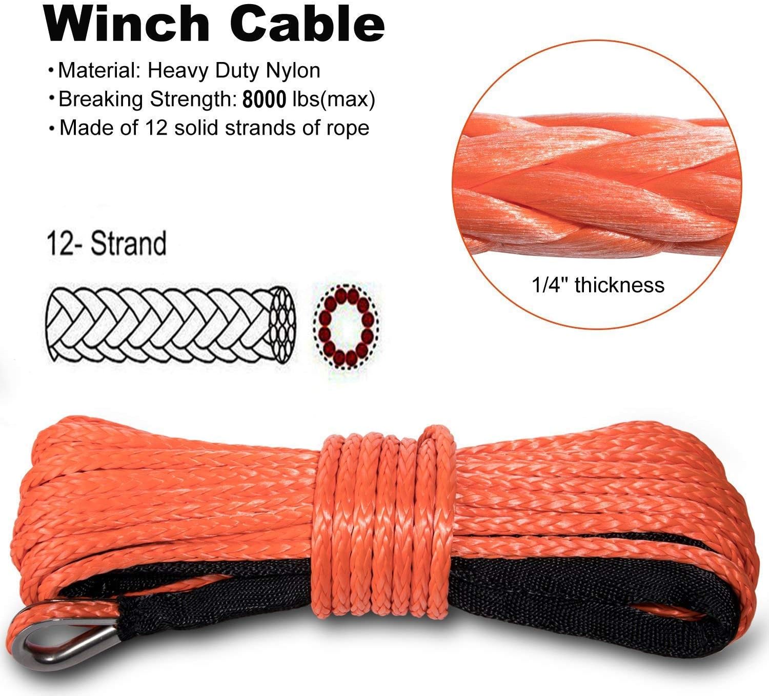 Best Synthetic Winch Rope Review Guide For 20222023 Report Outdoors