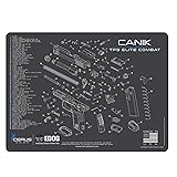 EDOG TP 9 Elite Gun Cleaning Mat - Schematic (Exploded View) Diagram Compatible with Canik TP9 Elite Combat Pistol 3 mm Padde