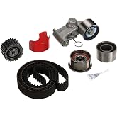 Gates Genuine TCK304N PowerGrip Premium Timing Belt Component Kit | Mileage-interval timing service for an interference engine; belt, tensioner and idlers in one kit. OE replacement.