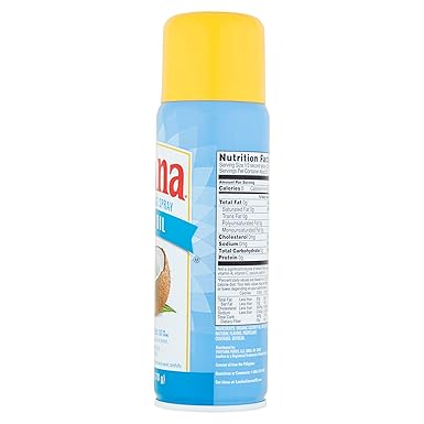 LouAna Aceite de coco antiadherente spray de cocina, 6oz ...