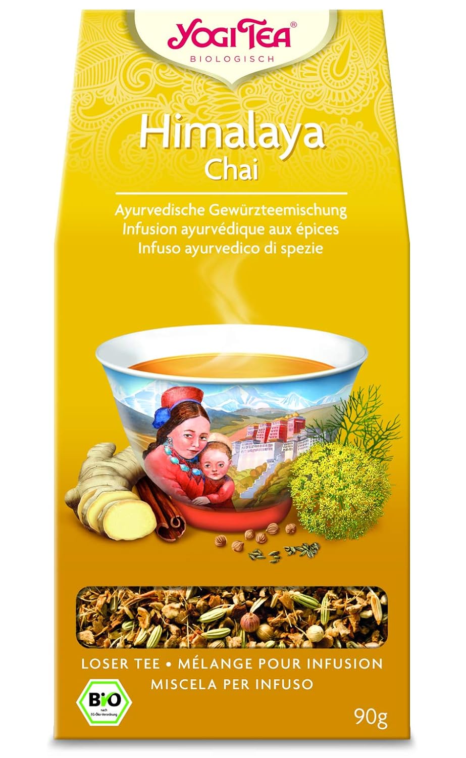 Himalaya Chai Yogi Tee Bio, 90 g lose AB 30, EURO VERSANDKOSTENFREI