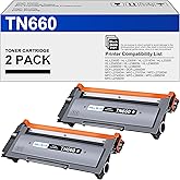 TN660 TN-660 TN630 TN-630 Toner Cartridge High Yield Replacement for MFC-L2720DW, DCP-L2540DW,MFC-L2700DW, DCP-L2520D, HL-L23
