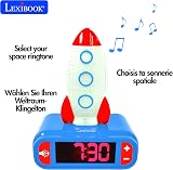 Lexibook Rocket Nightlight Alarm Clock with LCD Backlight RL800SPC view 2