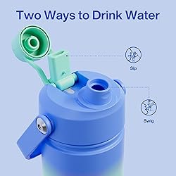 Kids Insualated Water Bottle with Straw - 12oz