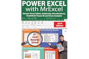 Power Excel 2019 with MrExcel: Master Pivot Tables, Subtotals, VLOOKUP, Power Query, Dynamic Arrays & Data Analysis