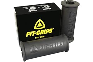 Core Prodigy Fit Grips - Thick Grip Training Adapter for Fat Bar Weight Lifting, Barbells, Dumbbells