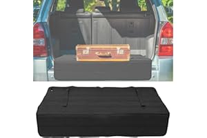 LYDODOKA Bumper Guard, 36 x 25 Inch Universal Foldable Rear Bumper Protector Cover, Large Oxford Cloth Car Trunk Mat, SUV Car