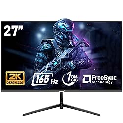 Gawfolk 27 inch 2K QHD(2560×1440) PC Screen, 165Hz