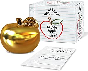Cadeaux Pour Enseignants – Cadeaux Pour Femmes – Cadeau D'appréciation Pour  Enseignants De Pomme Dorée Avec Carte Personnalisée Ou Certificat – Cadeau  Pour Enseignant – Cadeau Pour Homme – Cadeau Pour Récompenser