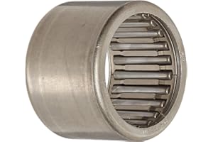 INA HK2220 Needle Roller Bearing, Caged Drawn Cup, Outer Ring and Roller, Steel Cage, Open End, Metric, 22mm ID, 28mm OD, 20mm Width, 15000rpm Maximum Rotational Speed, 6500lbf Static Load Capacity, 3700lbf Dynamic Load Capacity
