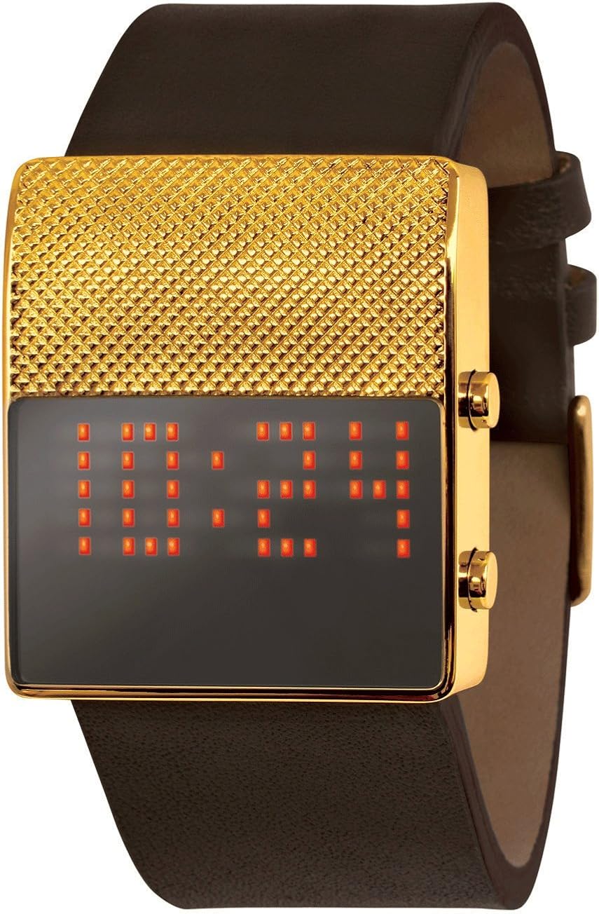 Black Dice Men's Gamer Custom Developed LED Coloured Display Watch BD