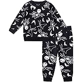 Disney Nightmare Before Christmas Jack Skellington Boys Fleece Sweatshirt and Pants Set for Toddler and Big Kids