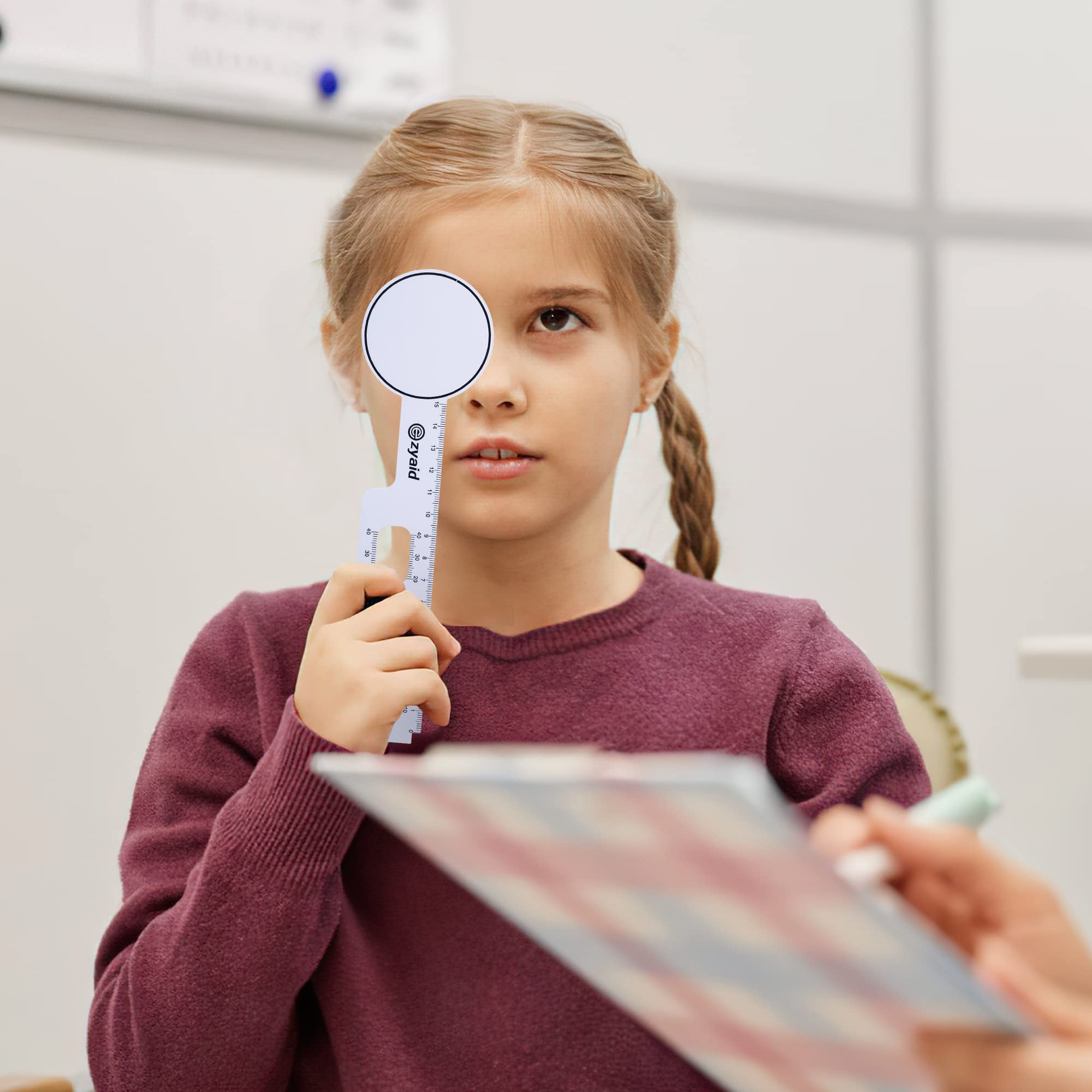 Ezyaid Eye Exam Kit For Visual Acuity, Snellen Eye Chart With Eye ...