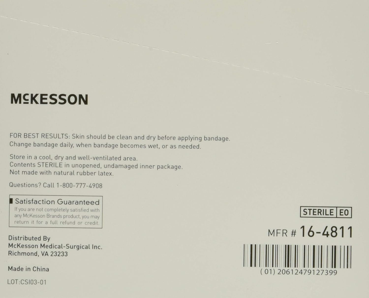 McKesson Performance Bandage Adhesive Fabric Strip, 100 Count (Pack of 2): Health & Personal Care