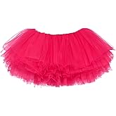 My Lello Little Girls 10-Layer Short Ballet Tulle Tutu Skirt (4 mo. - 3T)