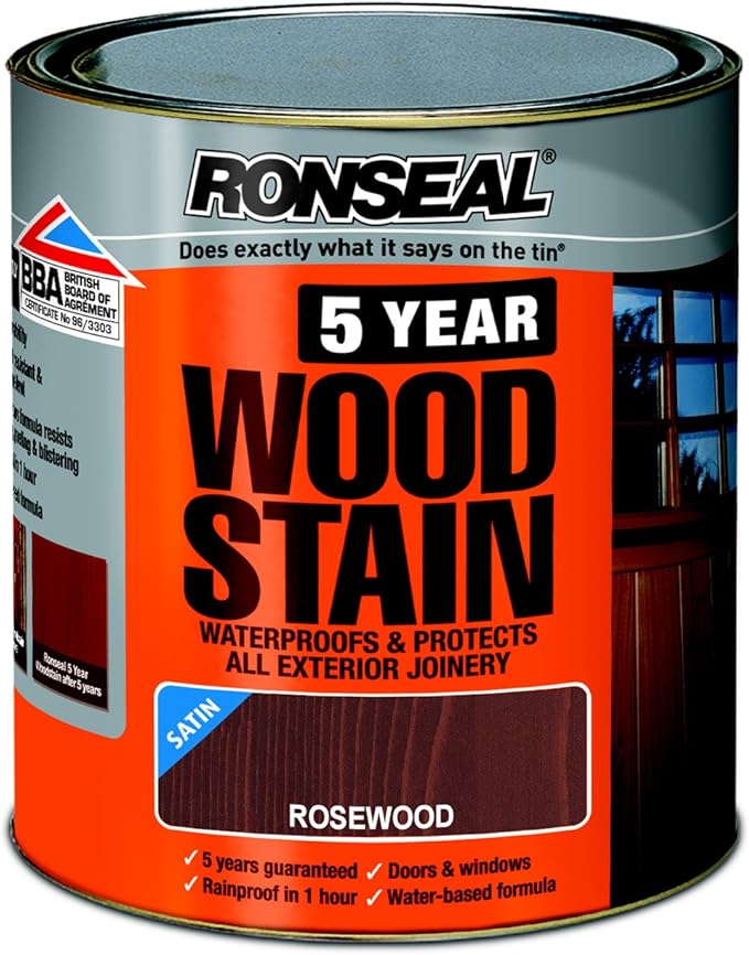 Ronseal 5 Year Woodstain Rosewood 750ml: Amazon.co.uk: DIY & Tools