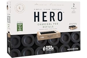 Fire & Flavor HERO Pods Charcoal Grill Pod 2 Pack Refill