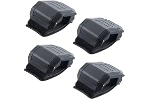 SEEUTEK 4PCS UTV Front Windshield Adjustable Mounting Clamp Kit Windshield Fixed Clamps Straps Compatible with Polaris Ranger RZR, Commander Defender X3 Maverick, Yamaha YXZ , Kawasaki Teryx Windshield Part