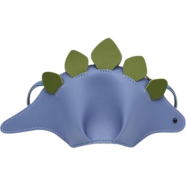 PORRASSO Dinosaur Shape Crossbody Bag Creative Shoulder Bag PU Handbag