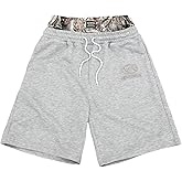 GORGLITTER Men's Camo Sweat Shorts Double Waisted Graphic Running Gym Athletic Workout Shorts Casual