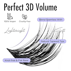BEYELIAN Cluster Lashes and Lash Bond and Seal Kit