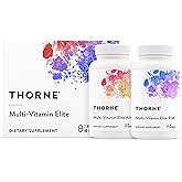 THORNE - Multi-Vitamin Elite - Daily Nutritional Supplement - AM Formula Supports Cellular Energy Production &PM Formula Supports Restful Sleep* - Gluten-Free, Dairy-Free - 180 Capsules - 30 Servings