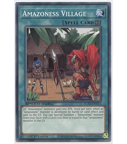 Amazon.com: Amazoness Heirloom - SGX3-END12 - Common