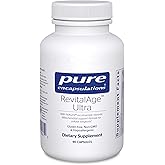 Pure Encapsulations RevitalAge Ultra 90's - Aids Healthy Aging - Mitochondrial Support* - Antioxidant-Rich - Gluten Free & Non GMO - 90 Capsules