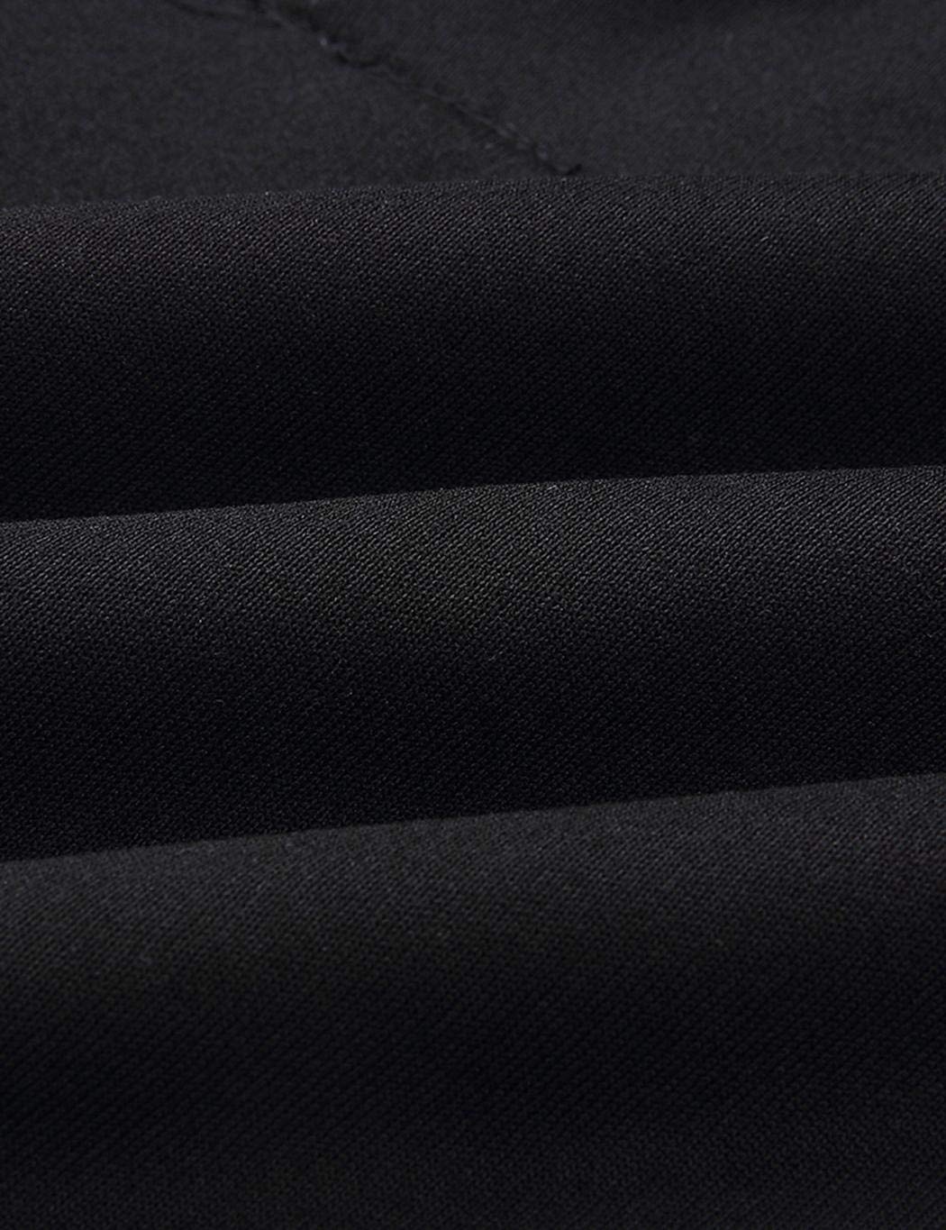 XioNiu Women Long Sleeve Sweatshirt Solid Casual O-Neck Lace-up Tops Fashion Sweatshirts Black