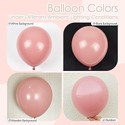 Dusty Pink Balloons 12 inch, Dusty Rose Latex