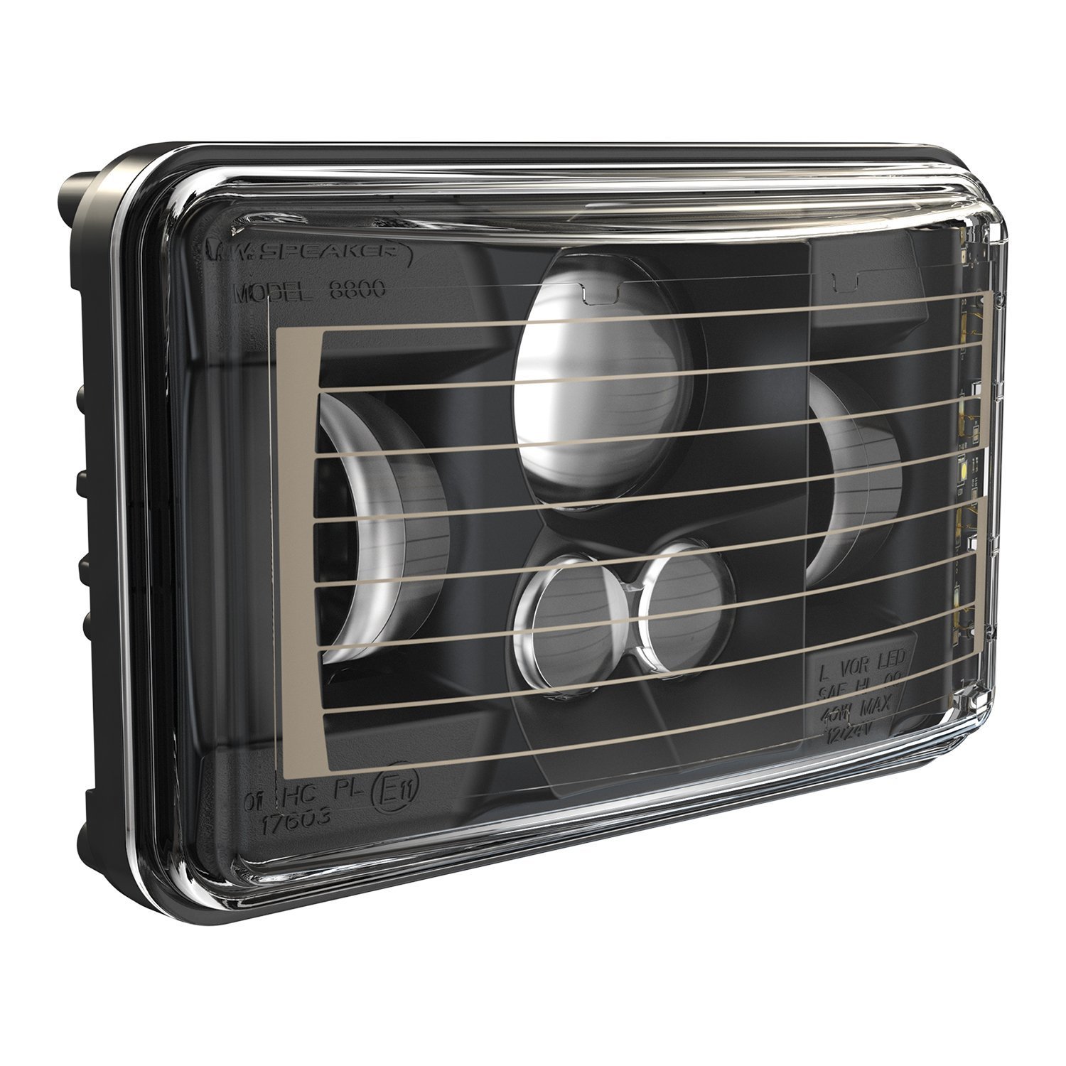 JW SPEAKER 8800Ev2 12/24V Lb SAE/Ece Rht Blk