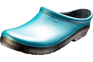 Sloggers Waterproof Garden Clogs for Women – Traditional Garden Clogs with Premium Comfort Support Insole, (Deep Lake Blue), (Size 7)