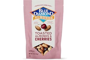 Blue Diamond Almonds, Toasted Almonds and Dried Cherries Make For Sweet, Tart, and Healthy Snacking with 5g of Protein, 7 Ounce (Pack of 1)