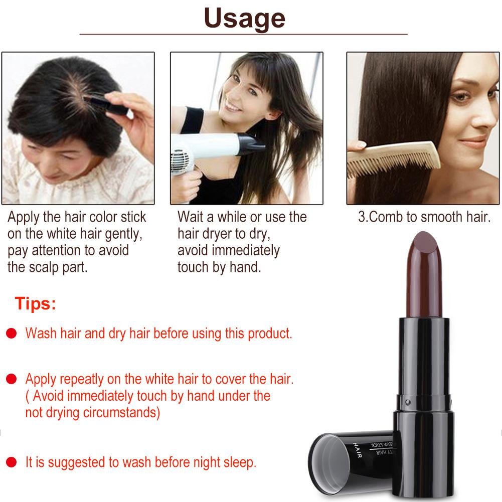 Amazon Com 3colors Hair Color Pen Temporary Lipstick Hair Dye