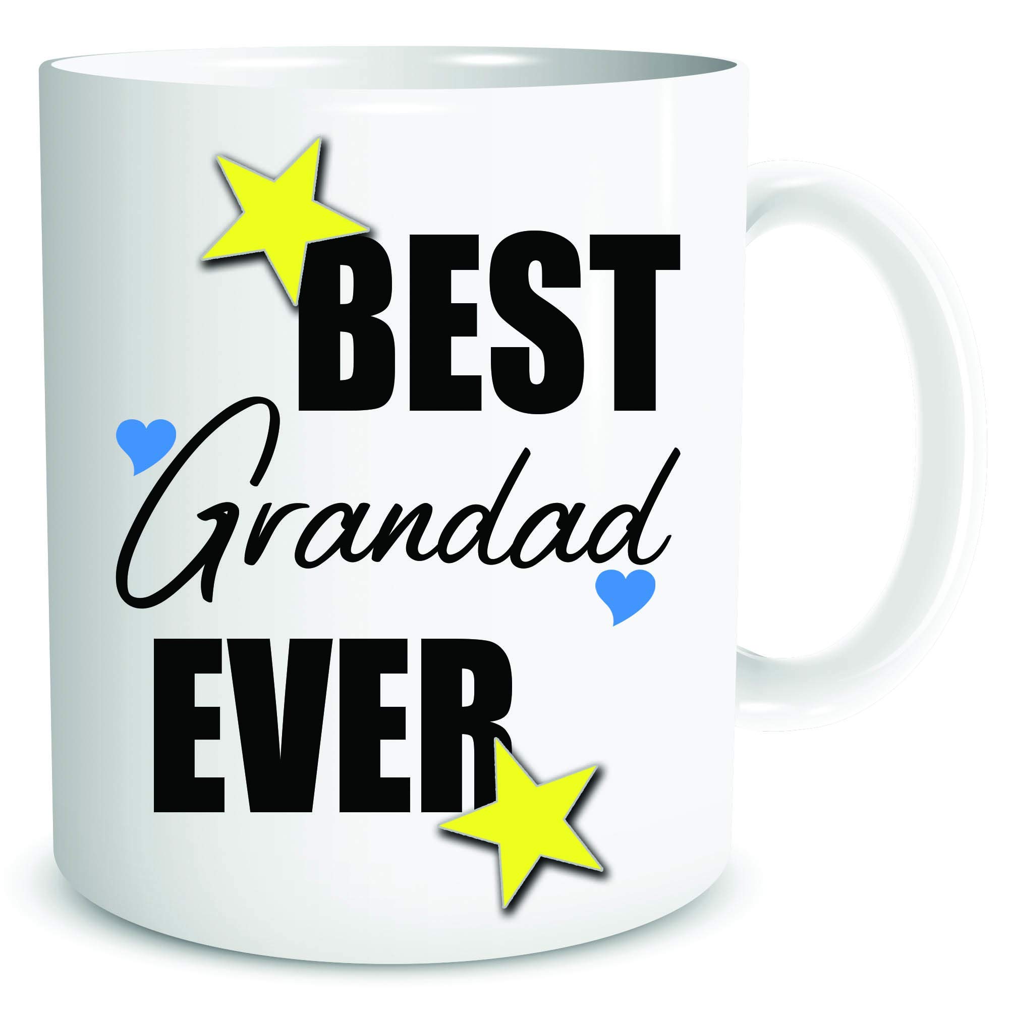 Best Grandad Ever Coffee Mug Gift Present Grandparent Mugs Birthday Dad Christmas from The Grandchildren WSDMUG1882